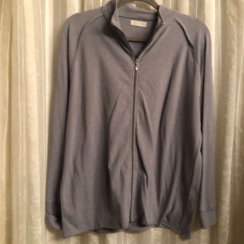 Fitigues Gray Zip-up Jacket
